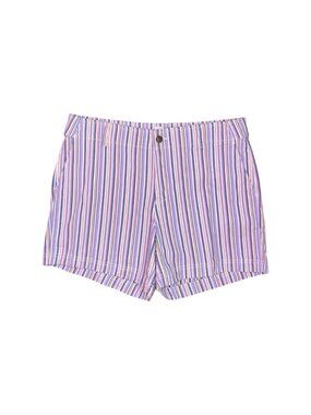 GAP 5" Mid Rise Downtown Khaki Shorts Striped Women's Size 14 US